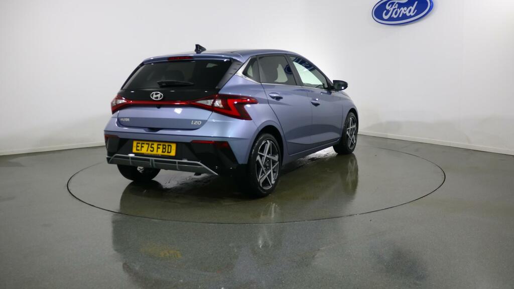 Hyundai I20 1.0T Gdi Premium Dct EF75FBD Blue #3