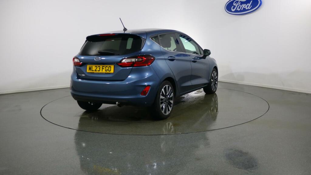 Ford Fiesta 1.0 Ecoboost Titanium X ML23FGO Blue #3