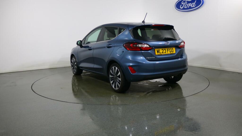 Ford Fiesta 1.0 Ecoboost Titanium X ML23FGO Blue #4