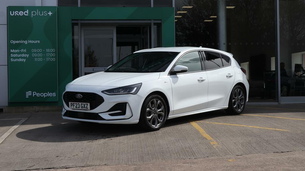 Ford Focus 1.0 Ecoboost St-line PF23GXZ White #2