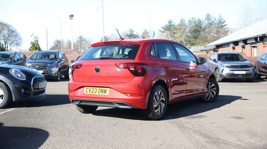 Volkswagen Polo 1.0 Tsi Life Dsg CV23ONW Red #3