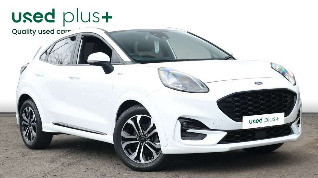 Ford Puma 1.0 Ecoboost Hybrid Mhev St-line SM23ZNO White #2