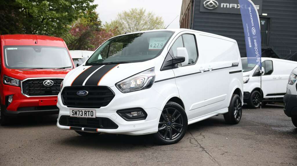 Ford Transit Custom 2.0 Ecoblue 170Ps Low Roof Sport Van White
