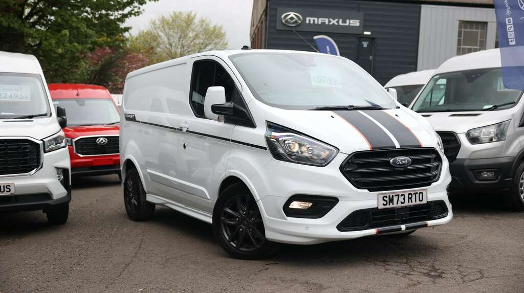 Ford Transit Custom 2.0 Ecoblue 170Ps Low Roof Sport Van SM73RTO White #2