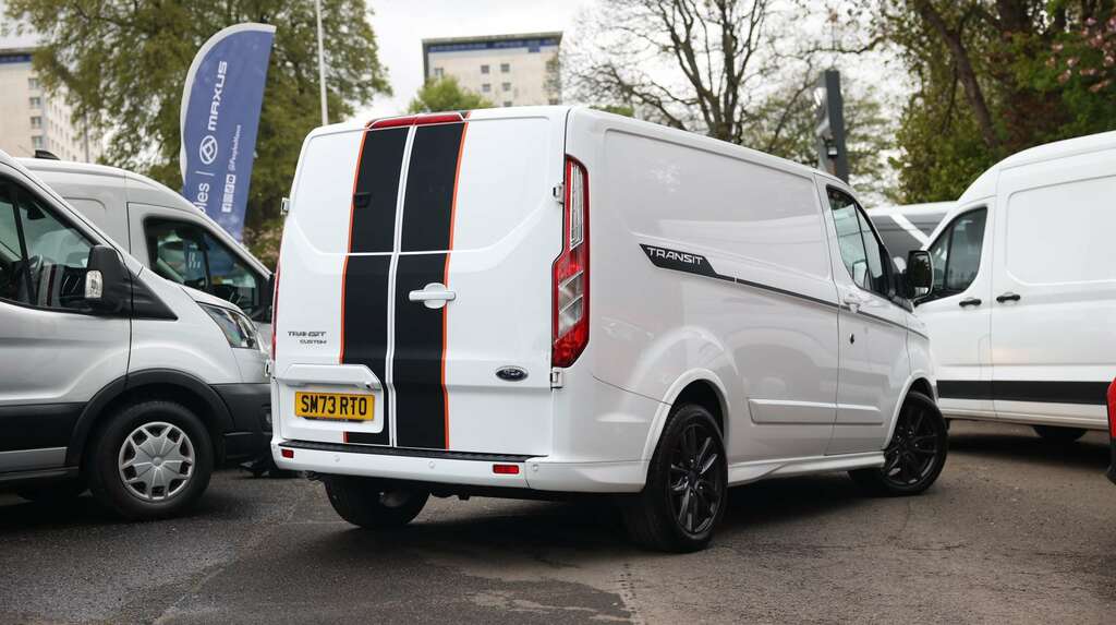 Ford Transit Custom 2.0 Ecoblue 170Ps Low Roof Sport Van SM73RTO White #3