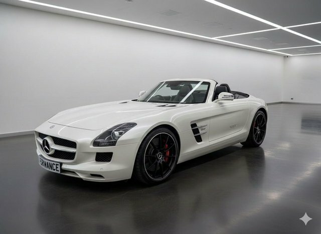 Mercedes-Benz SLS 6.2 63 V8 Amg Roadster Spds Dct Euro 5 White #5