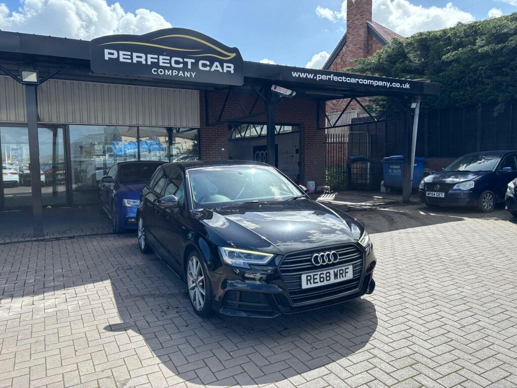 Audi A3 1.0 Tfsi 30 Black Edition Sportback Euro 6 Ss 5 RE68WRF Black #2
