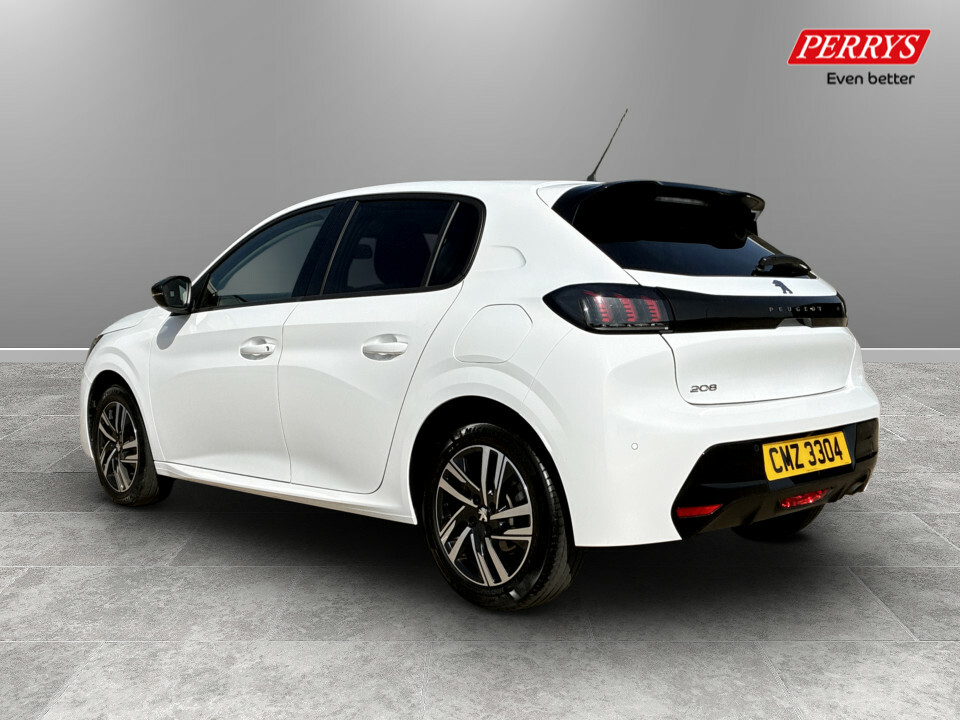 Peugeot 208 1.2 Puretech 100 Allure Premium Eat8 CMZ3304 White #5