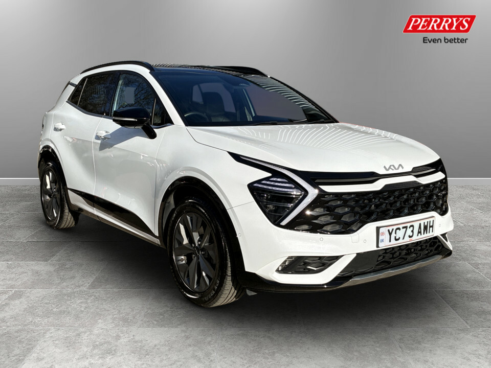 Kia Sportage 1.6T Gdi Hev Gt-line S White