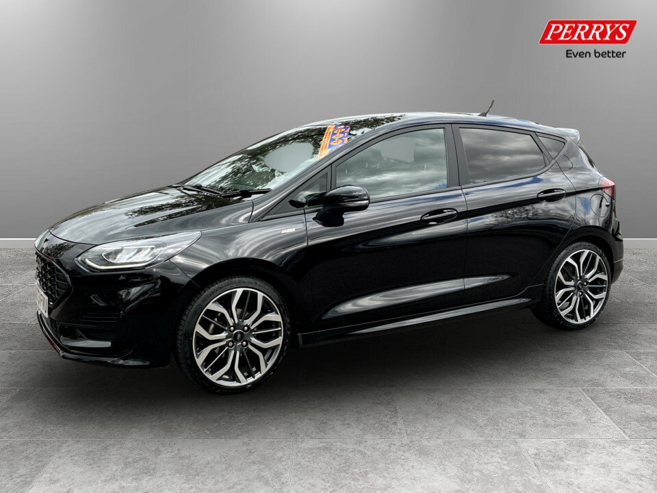 Ford Fiesta Fiesta St-line 1.0L Ecoboost 125Ps Mhev Fwd SA73FVU Black #3