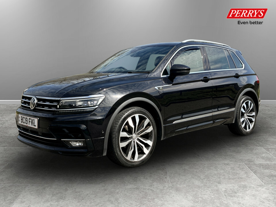 Volkswagen Tiguan 2.0 Tdi 150 4Motion R-line Tech Dsg BC19FKL Black #3