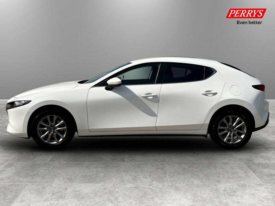 Mazda 3 2.0 E-skyactiv G Mhev Se-l Lux White #4