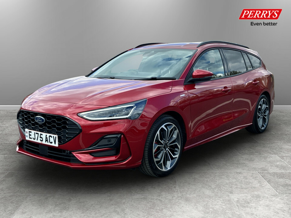 Ford Focus 1.0 Ecoboost Hybrid Mhev 155 St-line X EJ75ACV Red #3