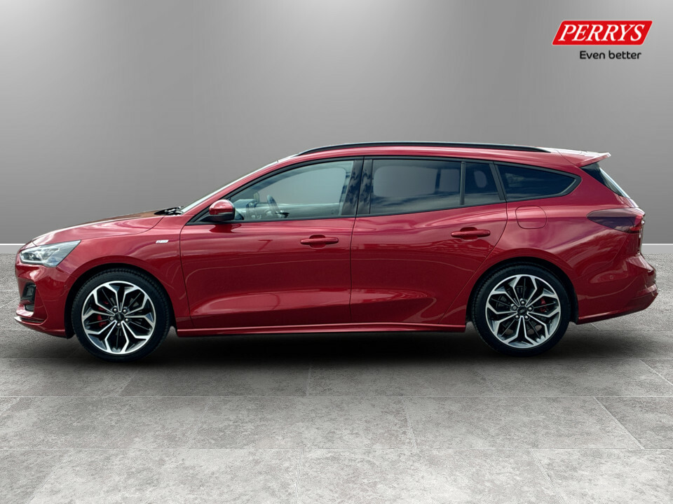 Ford Focus 1.0 Ecoboost Hybrid Mhev 155 St-line X EJ75ACV Red #4