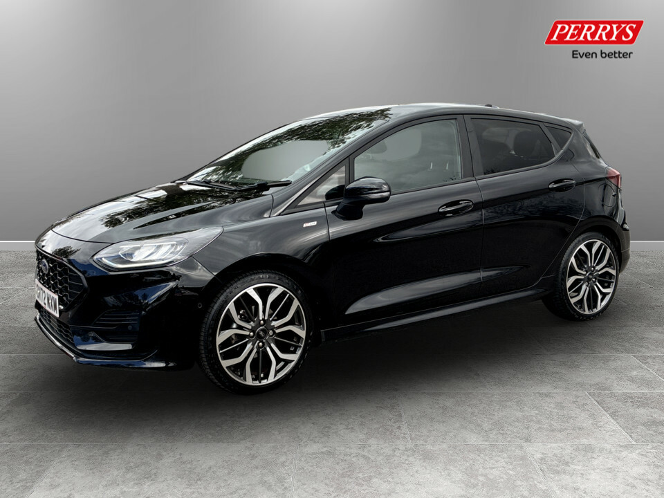 Ford Fiesta 1.0 Ecoboost Hybrid Mhev 125 St-line X Edition OV72WXM Black #3