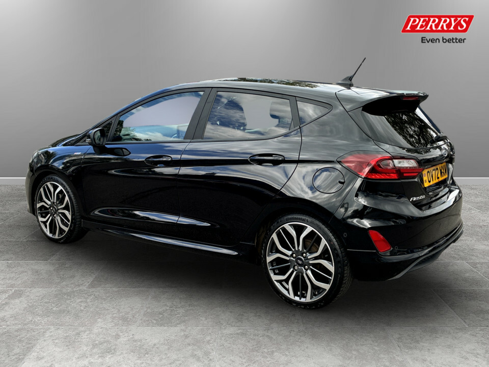 Ford Fiesta 1.0 Ecoboost Hybrid Mhev 125 St-line X Edition OV72WXM Black #5