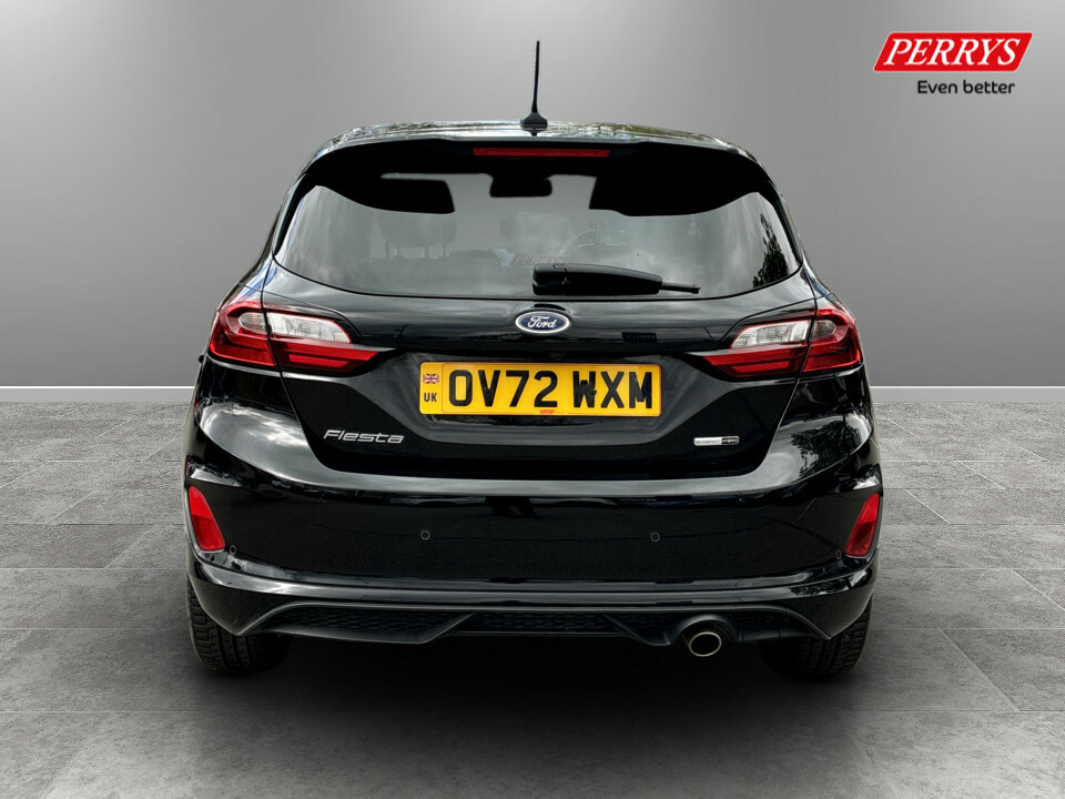 Ford Fiesta 1.0 Ecoboost Hybrid Mhev 125 St-line X Edition OV72WXM Black #6