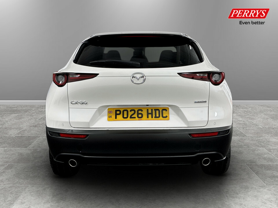 Mazda CX-30 2.5 E-skyactiv G Mhev 140 Exclusive-line PO26HDC White #6