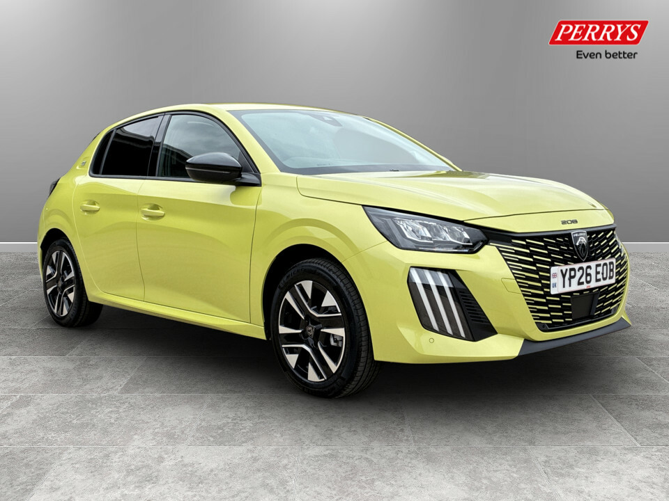Peugeot e-208 100Kw Allure 50Kwh Yellow