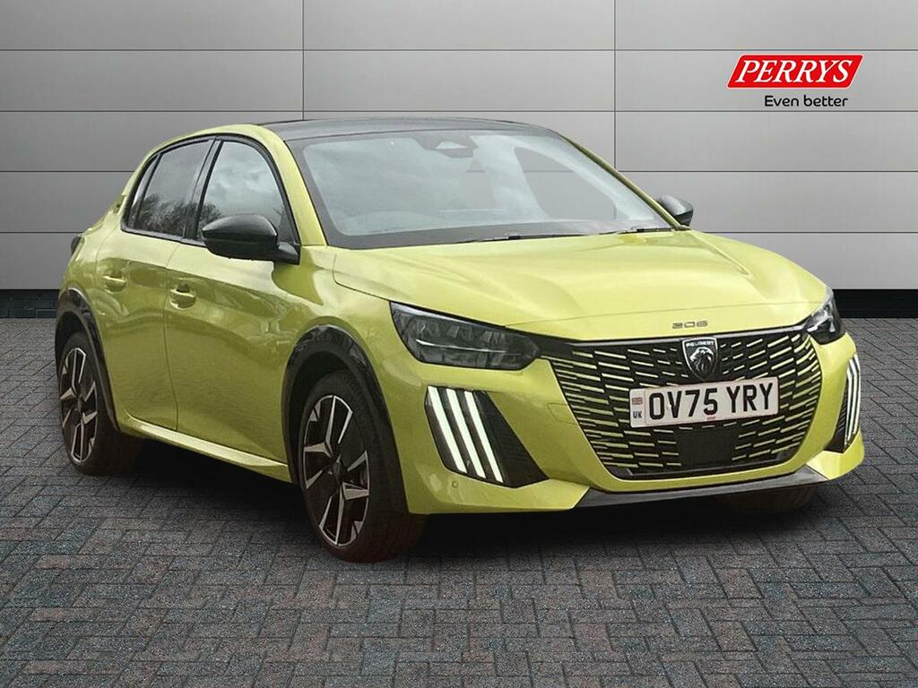 Peugeot 208 1.2 Hybrid 110 Gt E-dsc6 Yellow