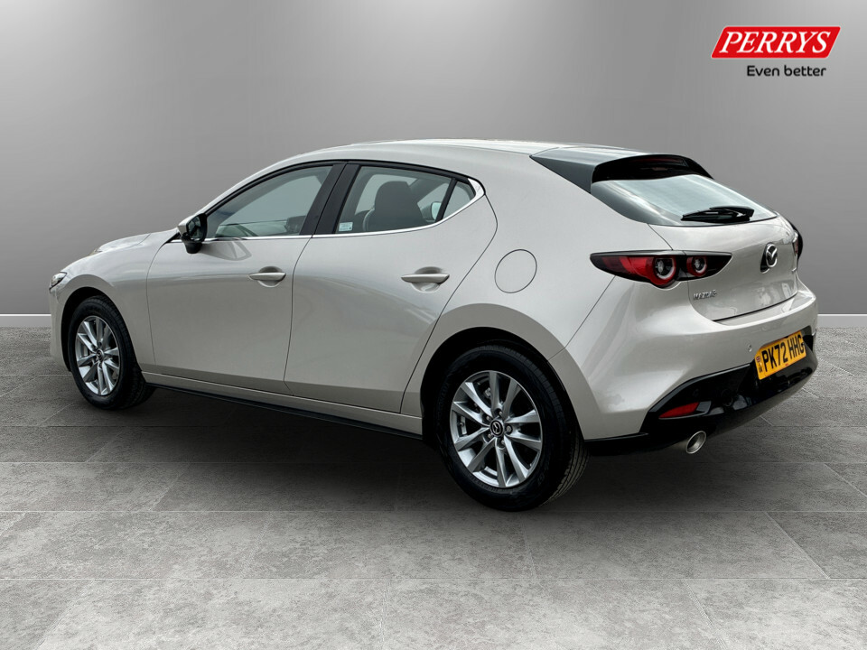 Mazda 3 2.0 E-skyactiv X Mhev 186 Se-l Lux PK72HHG Silver #5