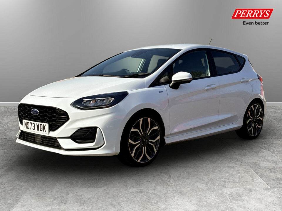 Ford Fiesta 1.0 Ecoboost Hybrid Mhev 125 St-line X ND73WDK White #3