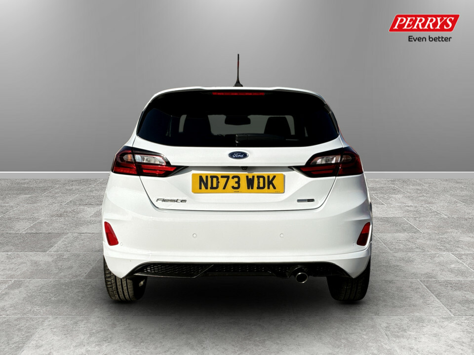 Ford Fiesta 1.0 Ecoboost Hybrid Mhev 125 St-line X ND73WDK White #6