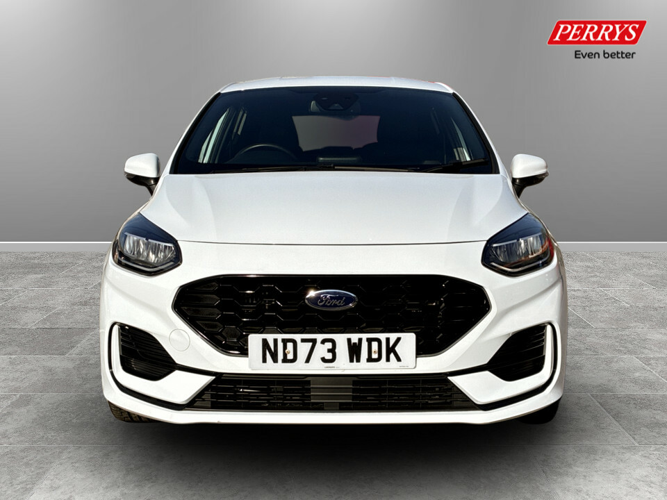 Ford Fiesta 1.0 Ecoboost Hybrid Mhev 125 St-line X ND73WDK White #2