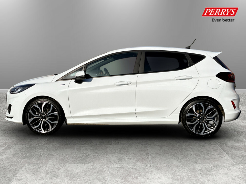 Ford Fiesta 1.0 Ecoboost Hybrid Mhev 125 St-line X ND73WDK White #4