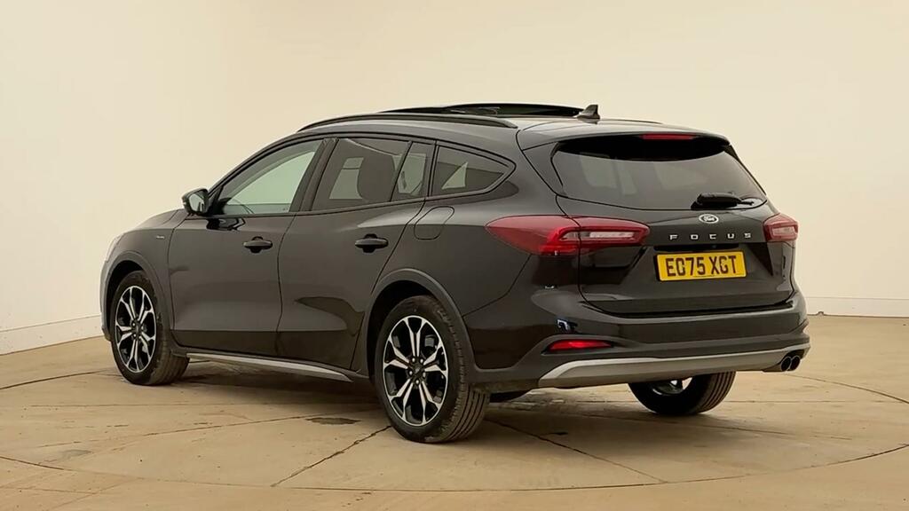 Ford Focus 1.0 Ecoboost Hybrid Mhev 155 Active X EO75XGT Black #2