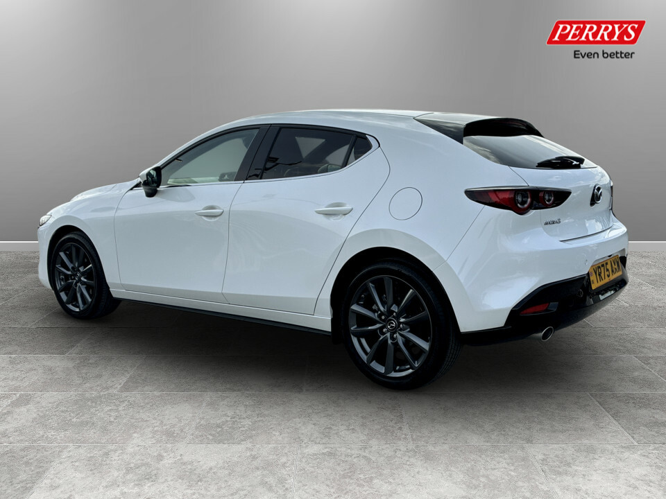 Mazda 3 2.5 E-skyactiv G Mhev 140 Exclusive-line YR75AXW White #5