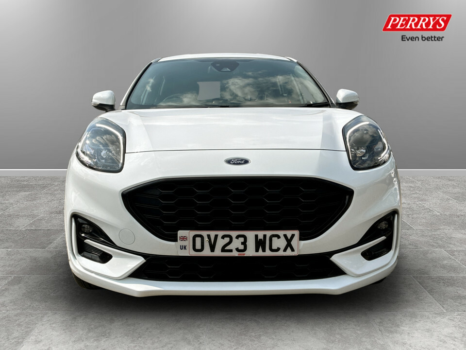 Ford Puma 1.0 Ecoboost Hybrid Mhev St-line OV23WCX White #2