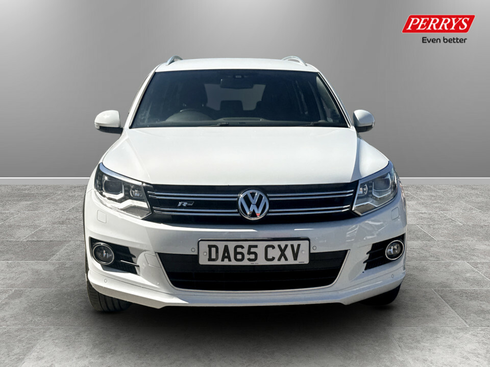 Volkswagen Tiguan 2.0 Tdi Bluemotion Tech R-line 184 Dsg Nav DA65CXV White #2