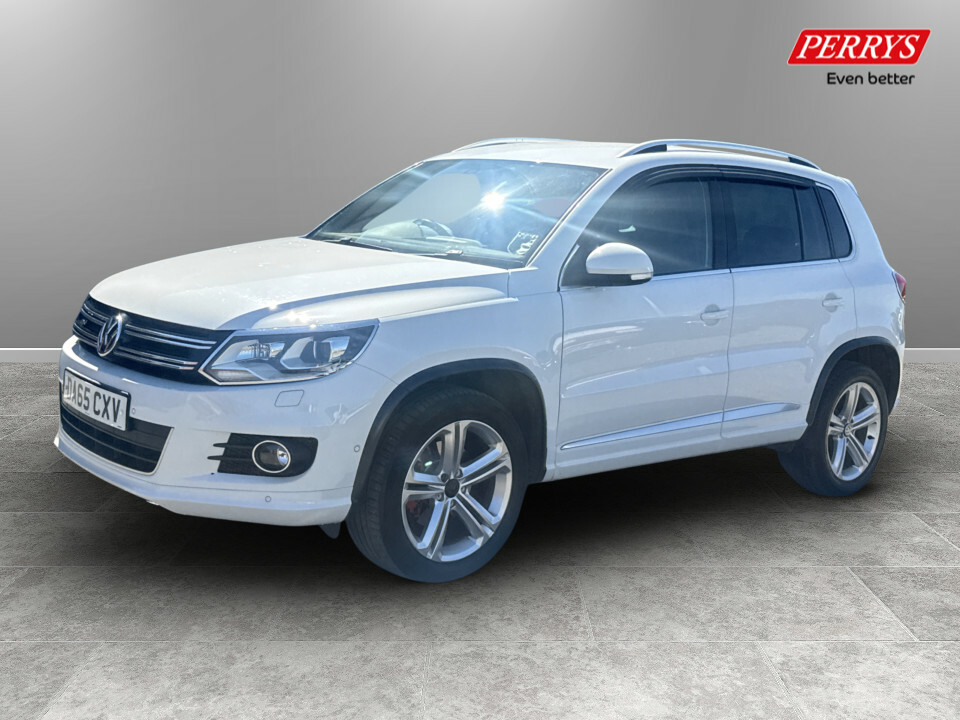 Volkswagen Tiguan 2.0 Tdi Bluemotion Tech R-line 184 Dsg Nav DA65CXV White #3