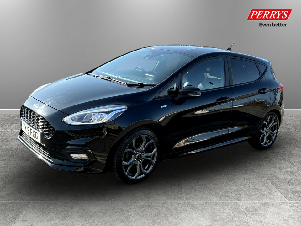 Ford Fiesta 1.0 Ecoboost 125 St-line X YK19FXG Black #3