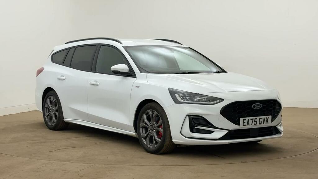 Ford Focus 1.0 Ecoboost Hybrid Mhev 155 St-line White