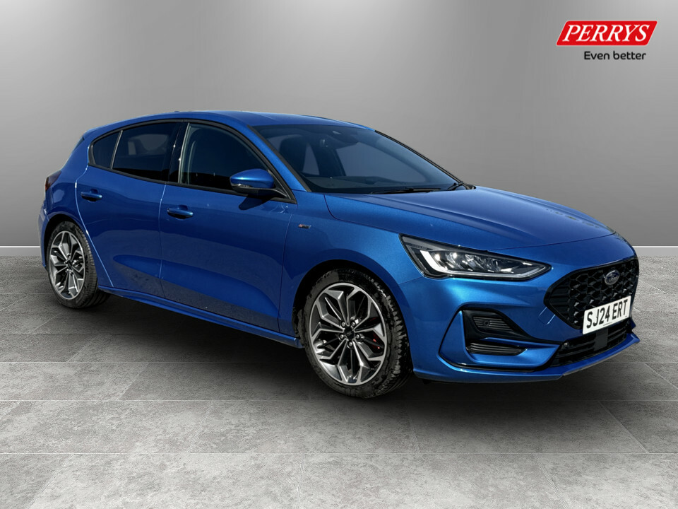 Ford Focus 1.0 Ecoboost Hybrid Mhev 155 St-line X Blue