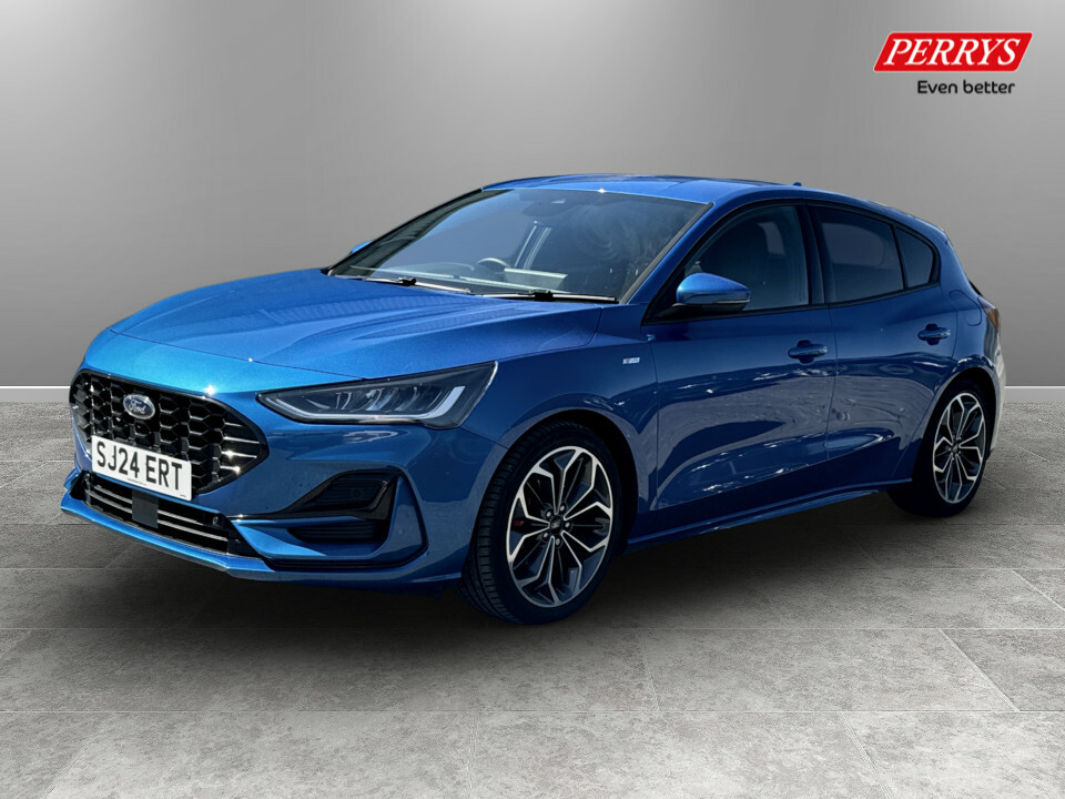 Ford Focus 1.0 Ecoboost Hybrid Mhev 155 St-line X SJ24ERT Blue #3
