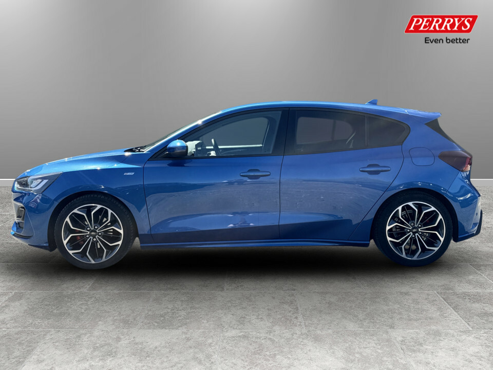 Ford Focus 1.0 Ecoboost Hybrid Mhev 155 St-line X SJ24ERT Blue #4