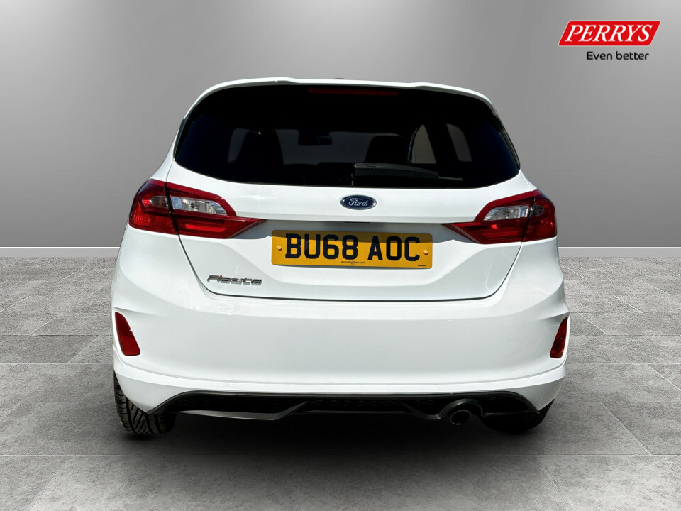 Ford Fiesta 1.0 Ecoboost 140 St-line Navigation BU68AOC White #6