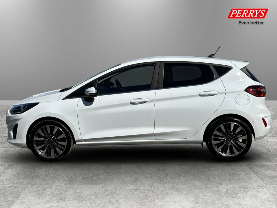 Ford Fiesta 1.0 Ecoboost Hybrid Mhev 125 Titanium X EA72DHX White #4