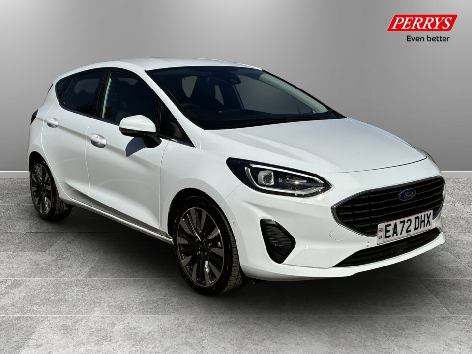 Ford Fiesta 1.0 Ecoboost Hybrid Mhev 125 Titanium X White