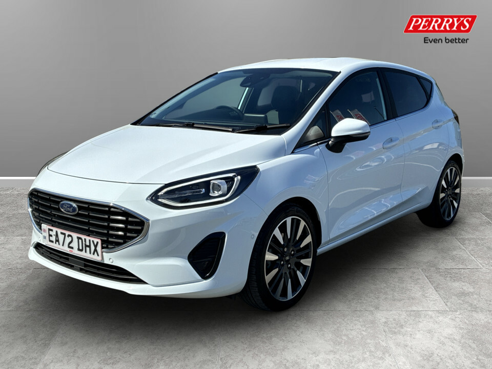 Ford Fiesta 1.0 Ecoboost Hybrid Mhev 125 Titanium X EA72DHX White #3