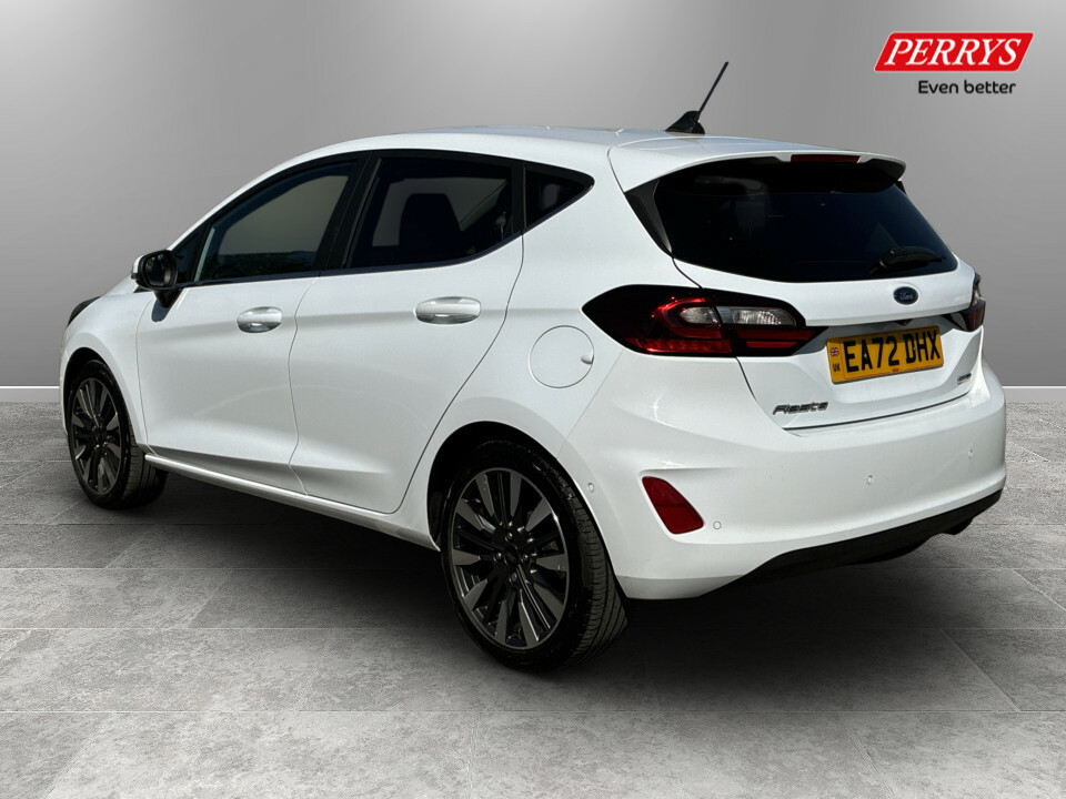Ford Fiesta 1.0 Ecoboost Hybrid Mhev 125 Titanium X EA72DHX White #5