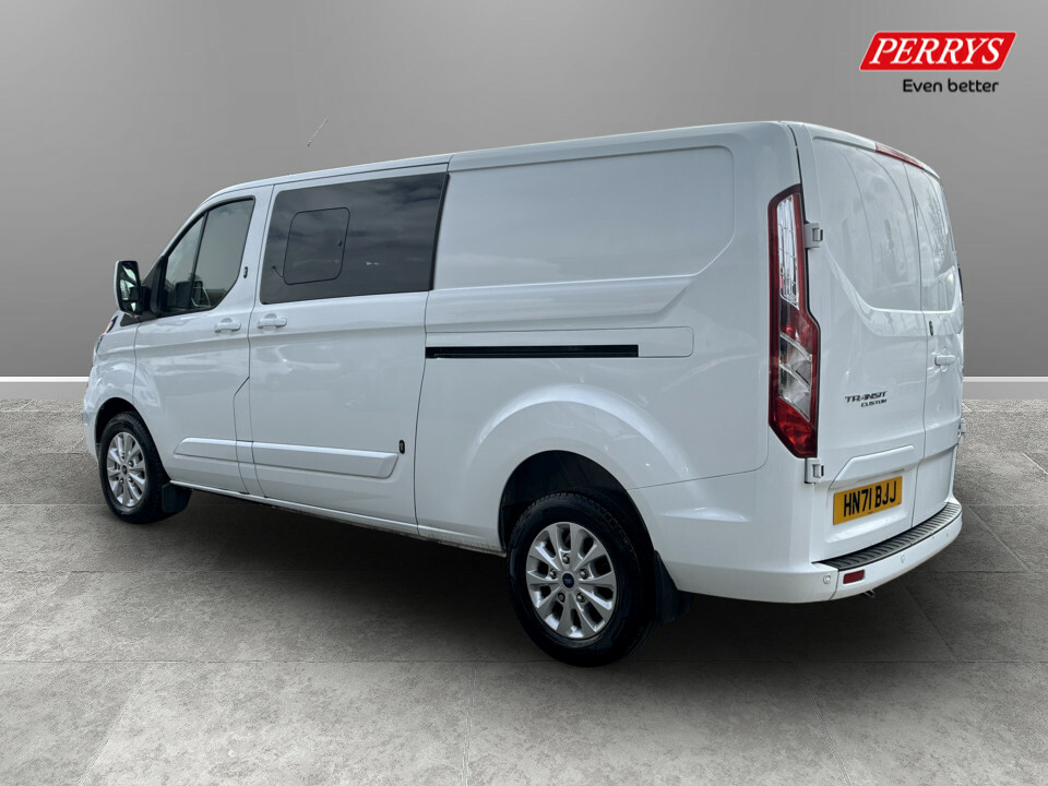 Ford Transit Custom 2.0 Ecoblue 130Ps Low Roof Dcab Limited Van HN71BJJ White #5