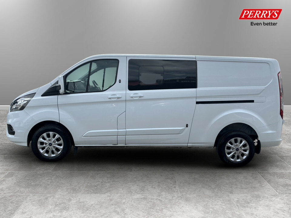 Ford Transit Custom 2.0 Ecoblue 130Ps Low Roof Dcab Limited Van HN71BJJ White #4