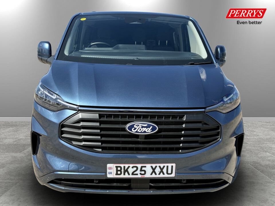 Ford Transit Custom 2.0 320 Ecoblue 136Ps Lwb L2 H1 Double Cab Van Lim BK25XXU Blue #2