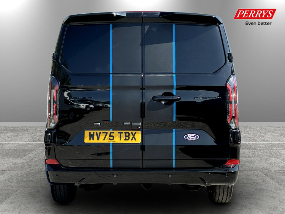 Ford Transit Custom 2.0 Ecoblue 150Ps H1 Van Sport WV75TBX Black #6