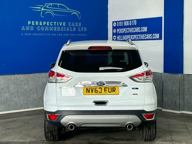 Ford Kuga 2.0 Titanium X Tdci 160 Bhp NV63EUR White #4