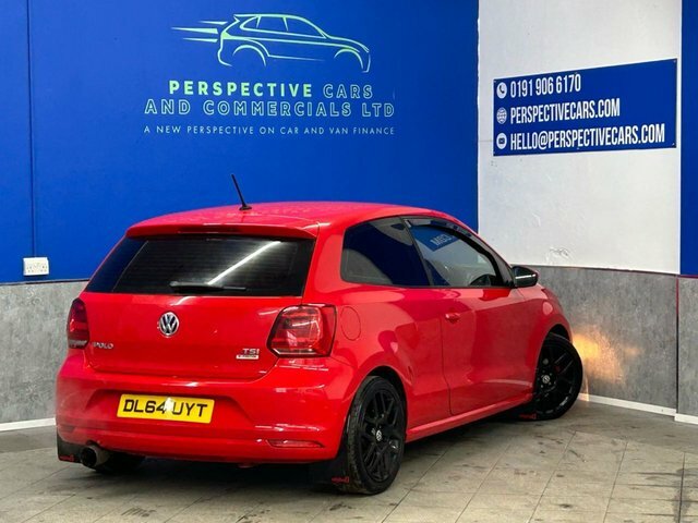 Volkswagen Polo 1.2 Se Tsi 89 Bhp DL64UYT Red #3